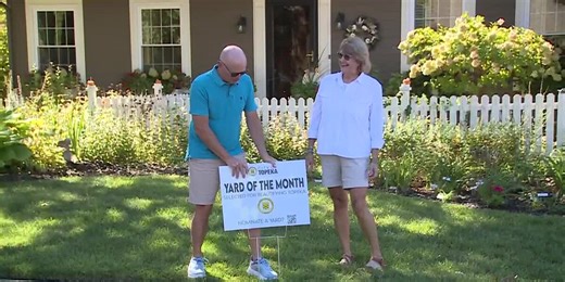 City of Topeka honors couple as its second ‘Yard of the Month’ winners