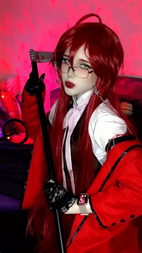 your reaper ⚰️ Grelle Sutcliff ~ #cosplay #grellsutcliff #grellsutcliffcosplay #blackbutlercosplay