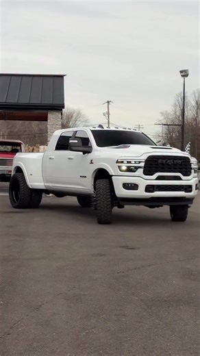 BAD MFER JUST IN FIR SALE ‼️ 2026 RAM 3500 LIMITED NIGHT EDITION MEGA CAB 4X4 6.7L HO Cummins Turbo Diesel 52 transport miles LOADED WITH A HUGE MSRP Stryker lift kit 26