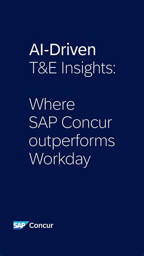 SAP Concur vs Workday: Better Travel and Expense Management