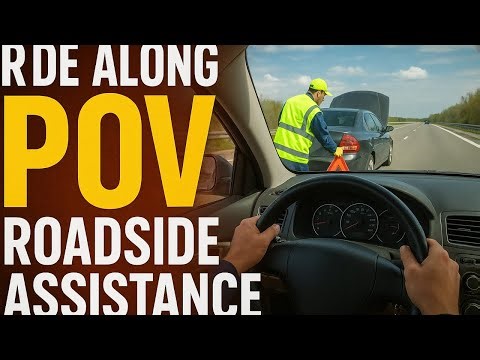Ride Along: A Day Doing Roadside Assistance 🚗 | Real-Life POV Experience