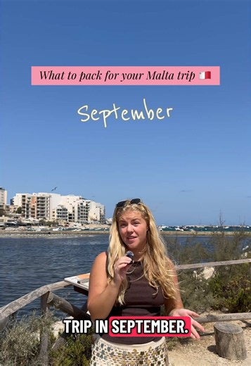 Your Malta packing guide: September edition 🇲🇹🤍 #malta #maltatravel #maltaisland #packingguide #travelmalta