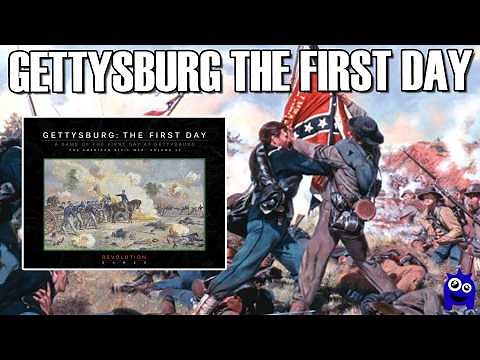 Gettysburg The First Day | American Civil War | Board Game | Blind Swords System