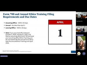 SEI (Form 700) Information Session 2025 - Designated Filers
