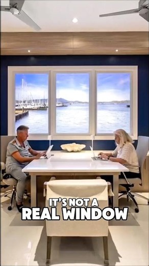 IT’S NOT AREAL WINDOW. #shorts #interiordesign #home ‪@theliquidview‬ ‪@ATTYWON‬
