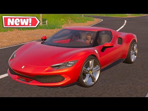 NEW FERRARI 296 GTB Bundle Gameplay In Fortnite!