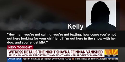 Neighbor recalls strange events before Shayna Feinman went missing