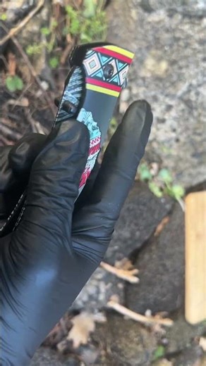 Black Native Skull Tactical Folding Knife, Aluminum Handle, Spring Assisted Blade