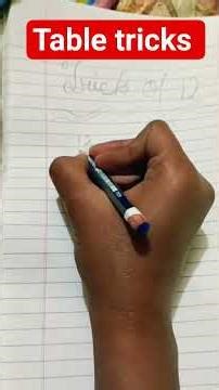 #shorts table tricks by child Table Tricks in Hindi | Math Fast Trick