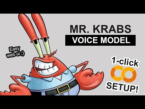 Mr. Krabs AI Voice Model - RVC 1-CLICK Google Colab Setup