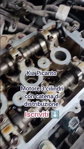 Kia Picanto engine with timing belt