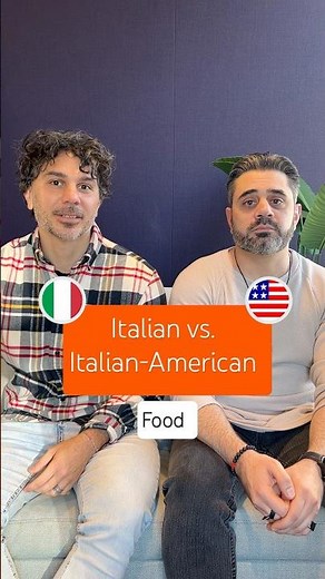 Italian vs. Italian-American: Food