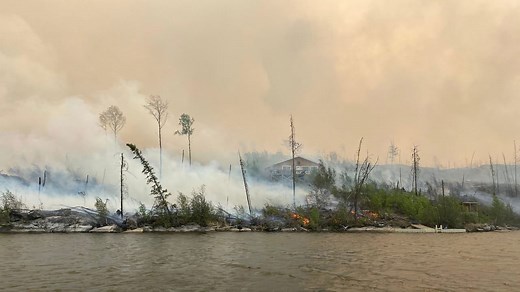 Wildfires continue to burn large sections of northern Sask.