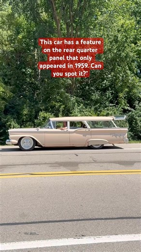 The Ultimate 50s Family Hauler #1959Ford #StationWagon #ClassicCars #Longroof