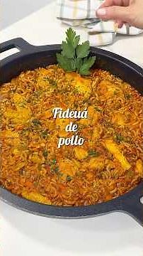 Homemade Chicken Fideuà | Easy Step-by-Step Recipe #youtubeshorts #fideua #recipes #chicken