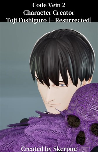 Code Vein 2 || Character Creation - Male || Toji Fushiguro [+ Resurrected] from Jujutsu Kaisen