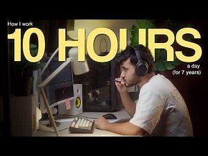 How I Work 10 Hours DAILY (without burning out)
