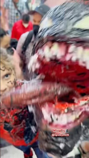 This Kid’s Homemade Venom Cosplay Is INSANE 👀🔥| #spiderman #venom