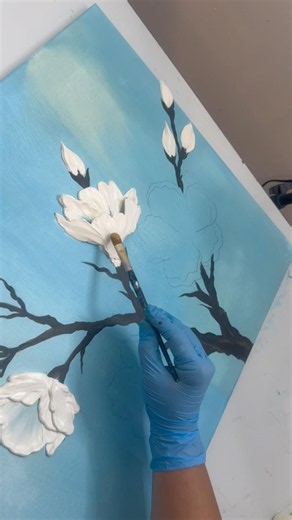 3D painting with mesh and texture paste