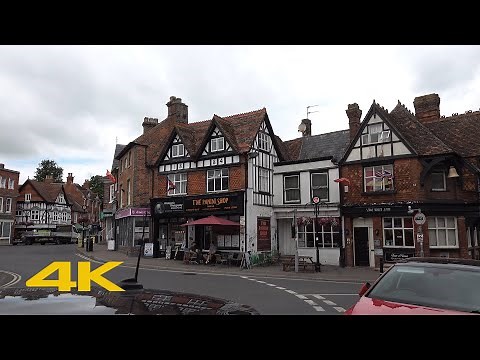 Wantage Walk: Town Centre【4K】