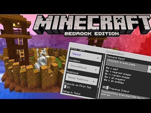 Minecraft Bedrock: Instant Bases Addon (Travel Base)