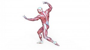 3D CG rendering of a male lay figure