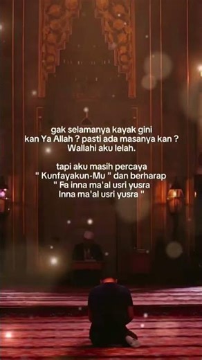 Sesungguhnya Bersama Kesusahan Ada Kemudahan 🤍