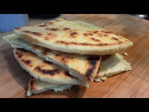 Traditional Algerian pancake recipe without kneading cooked in a pan 🇩🇿 kessra kabyle