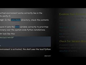 Resolving Python venv Issues: Why Your Environment Can't Find the python3 Binary