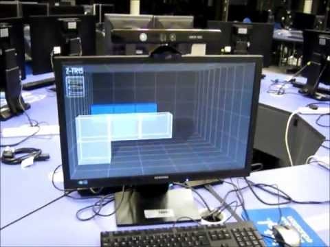 3D Display Simulation Using Head Tracking with Microsoft Kinect