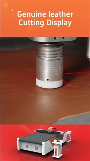 PU leather - Leather and fur industry CNC cutting machine