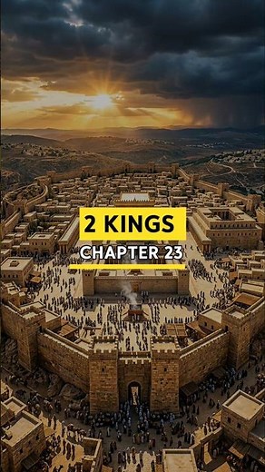 2 Kings Chapter 23 | Josiah's Great Revival, Passover Restored & The Fall of Judah | Bible Stories