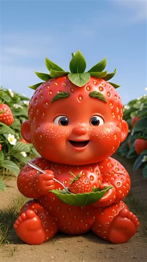 Playnix Kids on Instagram: "The Strawberry Baby edition 🍓👶 . Drop ka intezar karo! Hamara chhota sa orange bhi Kuttumma Kuttu trend se khud ko rok nahi paaya 😄 . Ye gaana ab fruit bowl ka permanent anthem ban chuka hai 🎶 Batao, tum ne kitni dafa dekh liya? . #KuttummaKuttu #StrawberryBaby #ViralSong #CuteAnimation #KuttummaKuttuDance . Music: Kutumma Kuttu mix by Gevorg Mheri . AI-generated content"