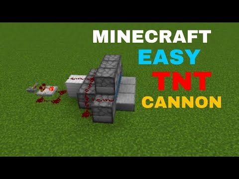 Minecraft Easy TNT Cannon Tutorial! 💥