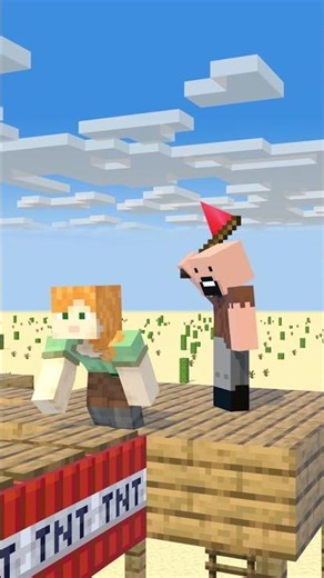 Can HEROBRINE OUTRUN 10,000 TNT Explosions?! 😱#friendship #shorts #anime