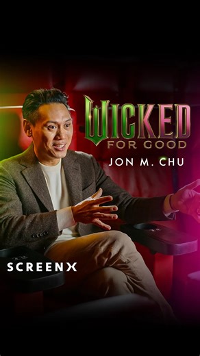 SCREENX on Instagram: "“To see those moments in SCREENX is totally different.” #WickedForGood Director Jon M. Chu describes expanding the world of Oz in #SCREENX. In theaters November 21, get tickets now! ✨"