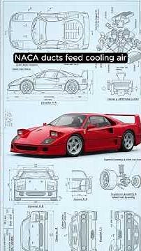 Ferrari F40 — Full Engineering Breakdown #apexarchive #automotivedesign #carengineering