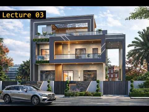Day 03 | Modeling First Floor | 3ds Max Vray Project Based Training | Atul Rankawat | Career Hacks