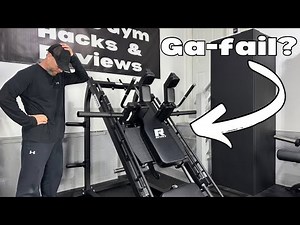 The NEW Ritfit GAZELLE PRO 3-in-1 Leg Press and Hack Squat Machine Review