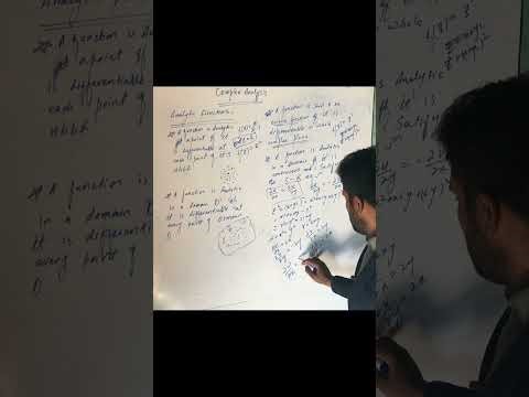 Complex analysis L#3 | analytic function, singularity point|