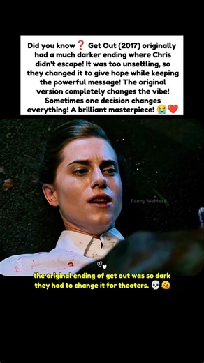 During Get Out (2017): The Original Ending Was Way Darker! 😱🎬