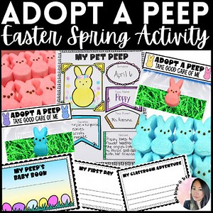 Adopt a Peep Easter Spring Activity