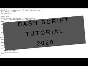 How to make a Dash Script | Roblox Scripting Tutorials