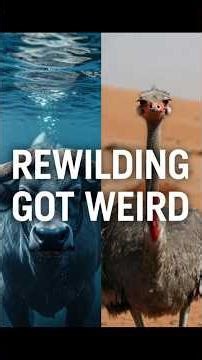 Rewilding Got Weird… Underwater Buffalo & Camel Birds?! 🐃💦