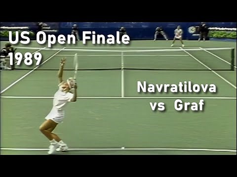 US Open Finale 1989 Steffi Graf - Martina Navratilova