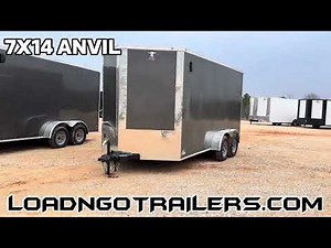 7x14 Anvil Enclosed Trailer #36493