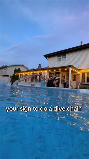 Dive Chain Challenge: Join the Fun at the Pool!