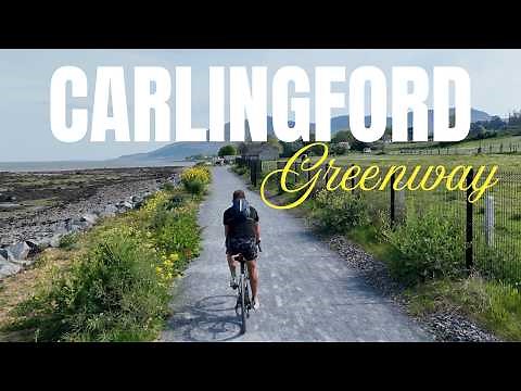 Cycling the STUNNING Carlingford Lough - Newry Greenway | Ireland to Northern Ireland 🇮🇪➡️🇬🇧