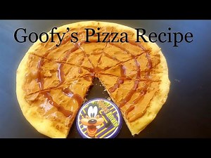 Disney Recipe | PB & J Pizza Goofy's Kitchen Restaurant