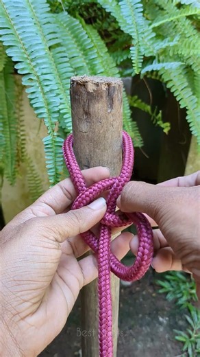 Gnat Hitch in Seconds! Fast & Easy Rope Trick ⚡🪢 #shorts